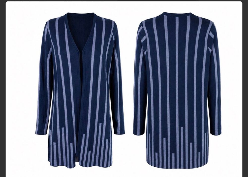 NWT Saks Fifth Avenue Striped Knit Cardigan XS